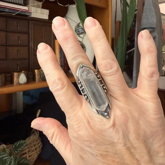 Acid Queen Amplifier Ring, Size 8 - Picture 2 of 10